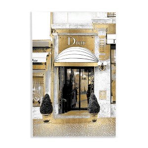 Stupell Industries Glam Fashion Designer Clothing Storefront Urban City, 15" x 10" - 1 of 4