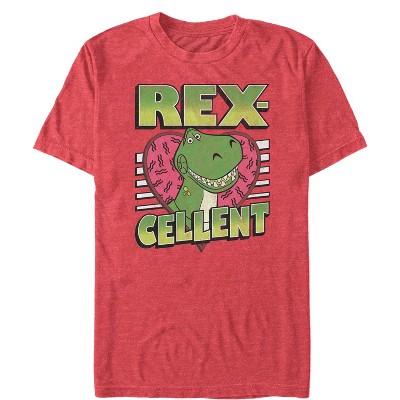 Men's Toy Story Valentine Rex-cellent T-shirt : Target