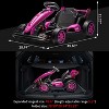 Blue 24V Electric Go Kart For Kids Ages 6 To 12 Adjustable Seat Variable Speed Mode High Speed Racing Silent Eva Tires And Durable Steel Frame Blue - 2 of 4