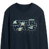 Men's - Star Wars - The Mandalorian Grogu Star Wars Long Sleeve Graphic T-Shirt - 2 of 4