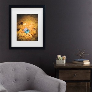 Trademark Fine Art Philippe Sainte Laudy Birdhouse on Yellow Carpet Matted Framed Art - 1 of 4