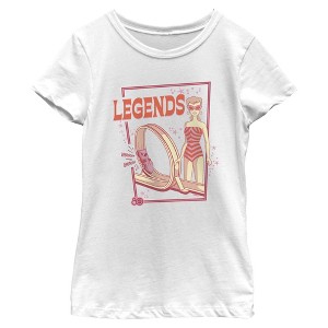 Girls Mattel Hot Wheels and Barbie Legends T Shirt - 1 of 4