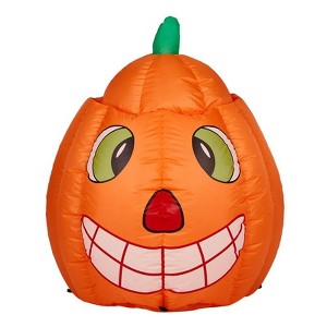 Karl Home 2.8 FT Lighted Halloween Inflatables Animated Pumpkin Ghost Outdoor Decoration - 1 of 4