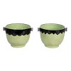 Transpac Dolomite Frankenstein Buddy Bowls Set of 2 Ceramic Halloween Serving Bowls 25oz for Spooky Celebrations - 3 of 3