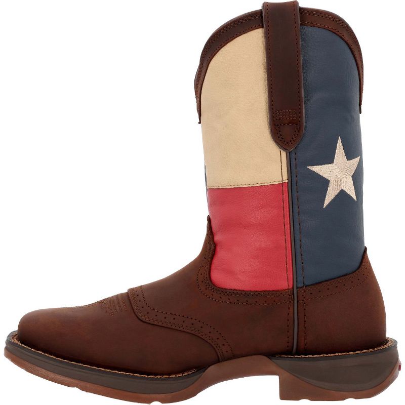 Men's Durango Texas Flag Western Boot, DB4446, Brown, 5 of 8
