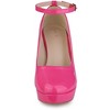 Allegra K Women's Platform Ankle Strap Chunky Heel Mary Janes Pumps - 2 of 4