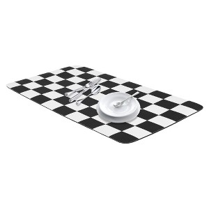 REGALWOVEN Diatomite Checkered Quick Drying Dish Drying Mat 1 Pc - 1 of 4