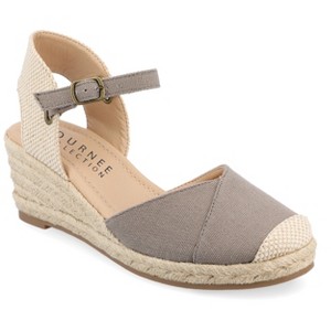 Journee Collection Womens Ashlyn Wedge Heel Espadrille Sandals - 1 of 4