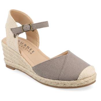 Journee Collection Womens Ashlyn Tru Comfort Foam Wedge Heel Espadrille Sandals