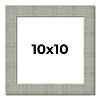 PosterPalooza | Square Sculpted Blue Picture Frame - UV Acrylic, Foam Board Backing, Hanging Hardware - 2 of 4