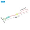 Unique Bargains Adjustable Hanging Braided Strap with Spring Ring Paracord Lanyard Keychains 4 Pcs - 2 of 4