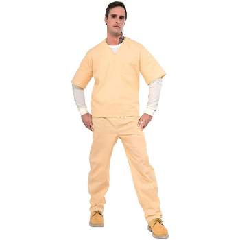 Orange is the New Black Beige Prisoner Suit Adult Costume Standard