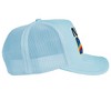 NASA Retro Shuttle Rectangle Foam Trucker Cap Light Blue - 3 of 4