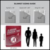 Sweet Home Collection NCAA Alabama Crimson Tide Microfiber Plush Throw Blanket - 4 of 4