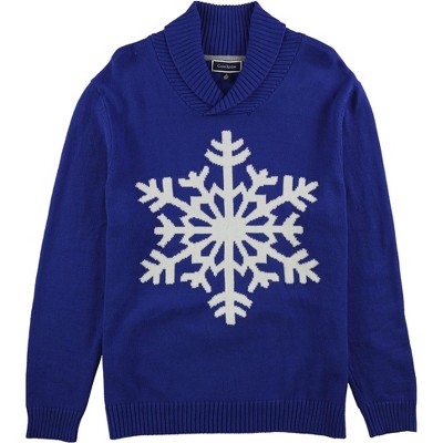 Club Room Mens Snowflake Pullover Sweater