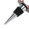Unique Bargains Bottle Stoppers Aluminum Alloy TPE Red Bronze Tone Black Silver Tone 4.25"x1.61"x0.98" 1 Pc - 3 of 3