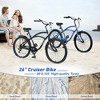 Whisen 26" Adult Outdoor Bikes with Steel Frame Low Swooping Frame, 7-Speed Gear, Front and Rear V brakes - 2 of 4
