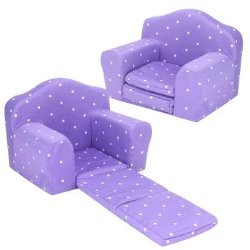 Sophia’s Polka Dot Pull-Out Chair Bed for 18'' Dolls, Purple
