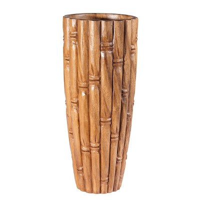 Gallerie II Bamboo Carved Vase