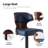MOONMISS Bar Stools Set of 2 adjustable height and 360 Degree Swivel with Footrest for Bar, Kitchen, Dining Room - 4 of 4