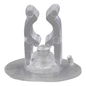 Northlight 20ct Clear Holiday Decoration and Gift Collections Christmas Suction Cup Clips - .75" - 1 of 2