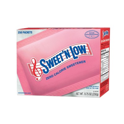 Sweet'N Low Zero Calorie Sweetener Packets - 250/8.75oz