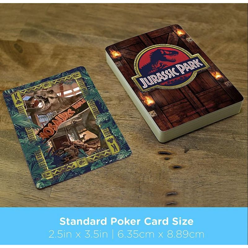 Aquarius Puzzles Jurassic Park Playing Cards, 3 of 4