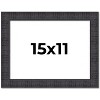 PosterPalooza | Distressed Brown Picture Frame - UV Acrylic, Backing Board, Hanging Hardware Included - 2 of 4