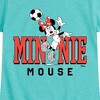 Girls' - Disney - Minnie Name Soccer Fitted Short Sleeve Graphic T-Shirt - 2 of 4