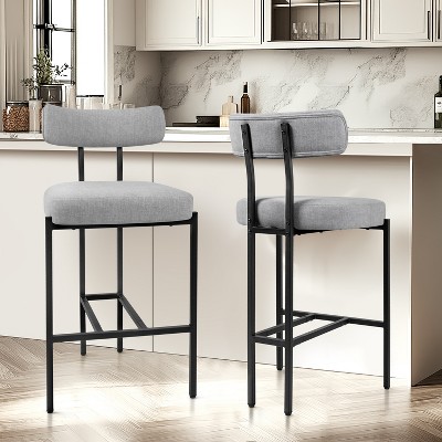 Vatros Cat-friendly Bar Stools with Back Bar Stool
