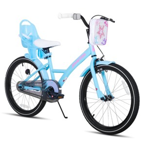 JOYSTAR Zinnia Kids Bike for Girls Boys, with Toddler Doll Seat, Training Wheels, Bike Bag and Full Chain Guard - 1 of 4