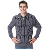Seven Times Six Marvel Men's Black Panther Costume Lightweight Pullover Hoodie Multicoloured - 4 of 4