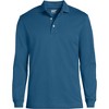 Lands' End Men's Long Sleeve Cotton Supima Polo Shirt - 3 of 4