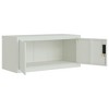 vidaXL File Cabinet Light Gray 35.4 in.x15.7 in.x15.7 in. Steel - 4 of 4