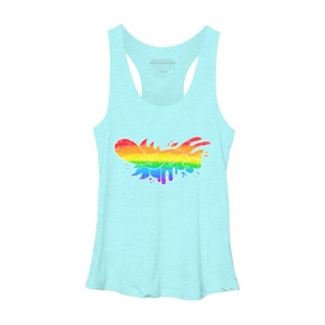 Adult Design By Humans Pride Rainbow Doodle By Maricalvente Racerback Tank Top - 1 of 2