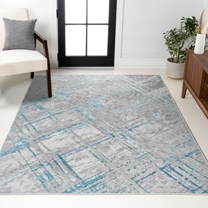 JONATHAN Y Slant Modern Abstract Transitional Indoor Area Rug - 1 of 4