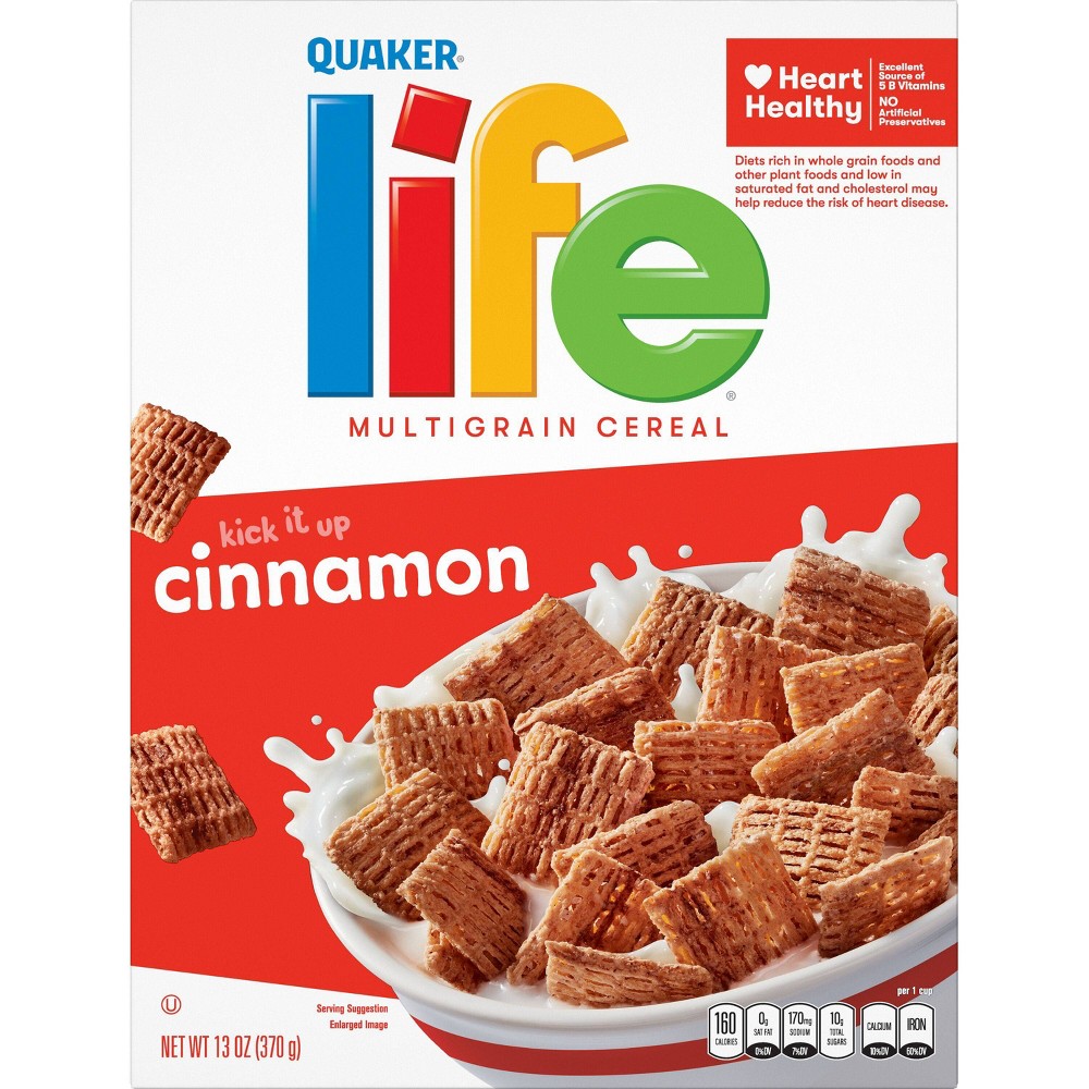 UPC 030000063224 product image for Life Cinnamon Breakfast Cereal - 13oz - Quaker Oats | upcitemdb.com