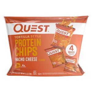 Quest Nutrition Tortilla Style Protein Chips - Nacho - 1 of 4