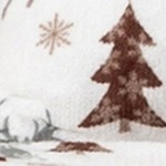 snowy reindeer