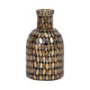 Glass Vase with Mosaic Design, Handcrafted Glam Decorative Accent for Home & Office, Glass Flower Holder for Living Room & Bedroom - 4 of 4