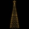 Christmas Cone Tree Warm white Powder-coated steel 3 x 10 ft - 3 of 4