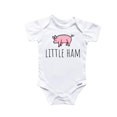 Farm Pig Farmer Onesie® Baby Boy Girl Clothes Infant Bodysuit Funny Cute Newborn GS1 - image 1 of 3