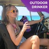 ZACHVO 24 oz Insulated Water Bottle, Stainless Steel, Lanyard, Wide Mouth Lid, Leak Proof, Double Wall Vacuum, Hot & Cold, for Hiking, Camping - 2 of 4