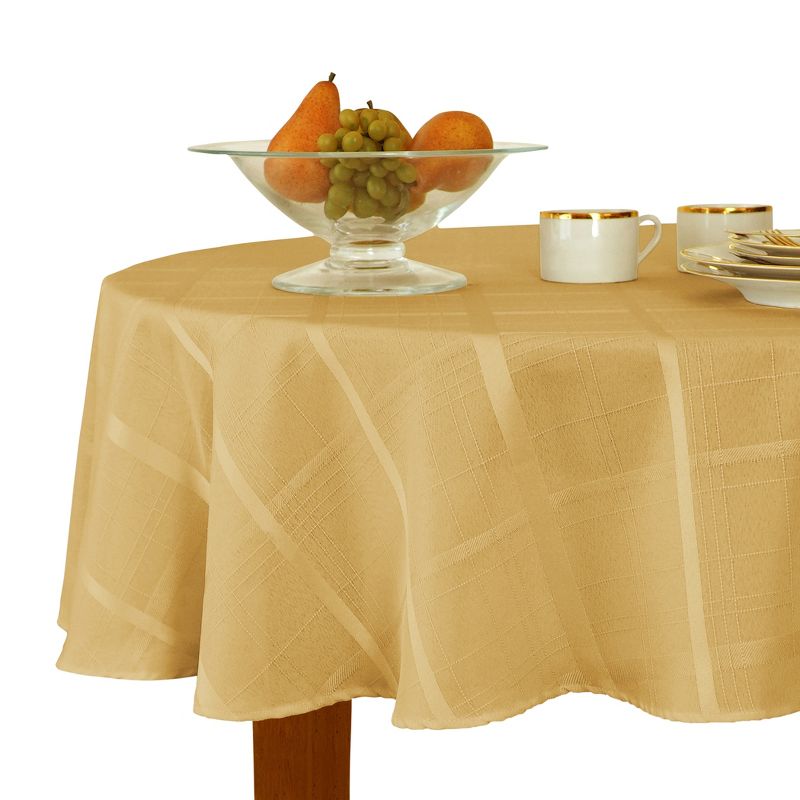Elegance Plaid Stain Resistant Tablecloth - Elrene Home Fashions, 1 of 4