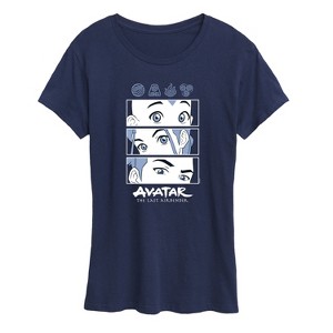 Women's - Avatar: The Last Airbender - Airbenders Short Sleeve Graphic T-Shirt - 1 of 4
