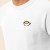 Dalix Cappuccino Embroidered Fleece Crewneck Long Sleeve Sweatshirt Mens - 4 of 4