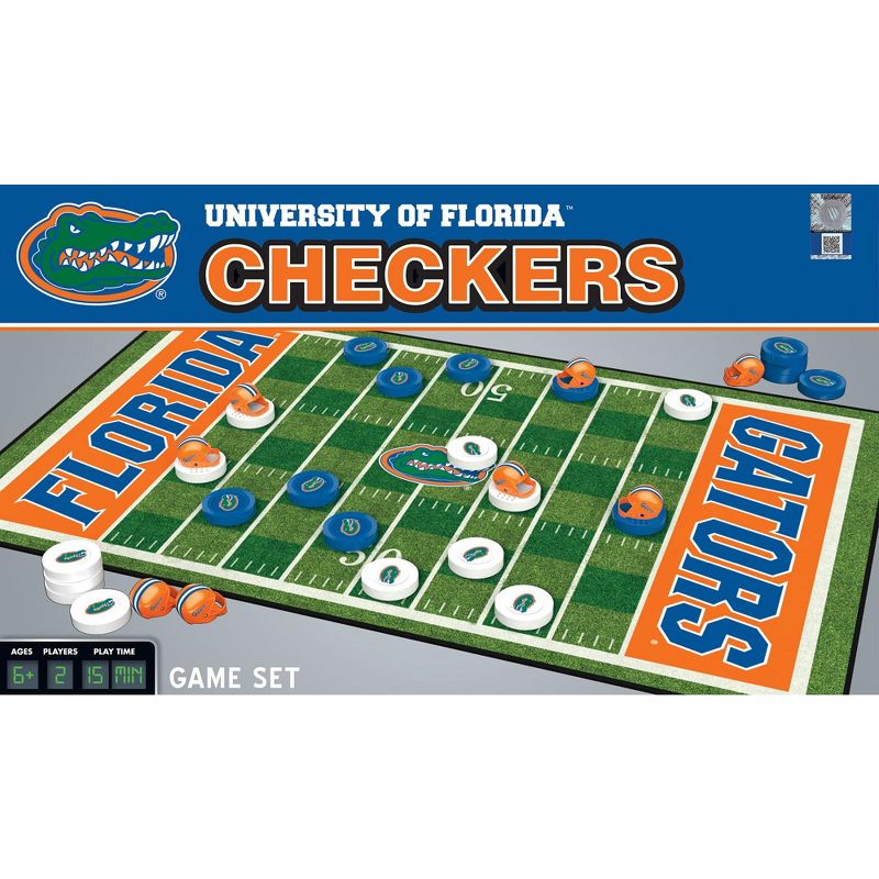 MasterPieces Officially licensed NCAA Florida Gators Checkers Board Game for Families and Kids ages 6 and Up, 1 of 7