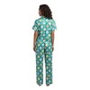 Golden Girls Characters All-Over Print Women's Button-Down Shirt And Pants 2-Piece Pajama Set - 2 of 4