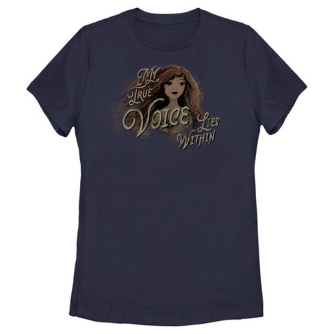 Women's The Little Mermaid Ariel My True Voice Lies Within T-Shirt - image 1 of 4