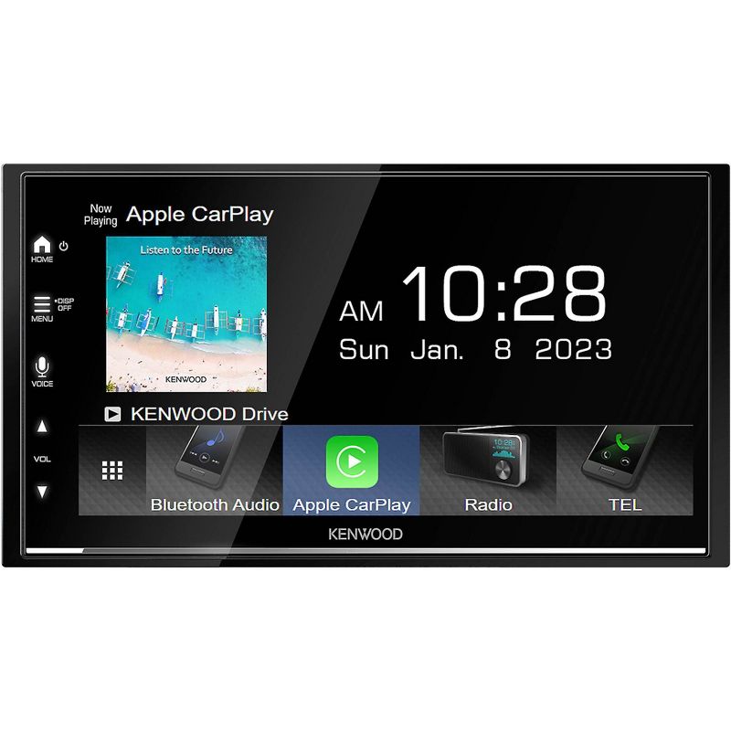 Kenwood DMX7709S MultiMedia Receiver (No CD) Compatible w/ Apple CarPlay & Android Auto w/ a Sirius XM SXV300v1 Tuner Kit for Satellite Radio, 2 of 9